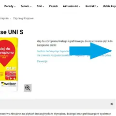 Kalkulator zużycia kleju do zatapiania siatki na m2. Produkt weberbase UNI S do styropianu białego i grafitowego.