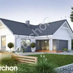 Dom w bonsai 2: nowoczesny projekt parterowy od ARCHON+