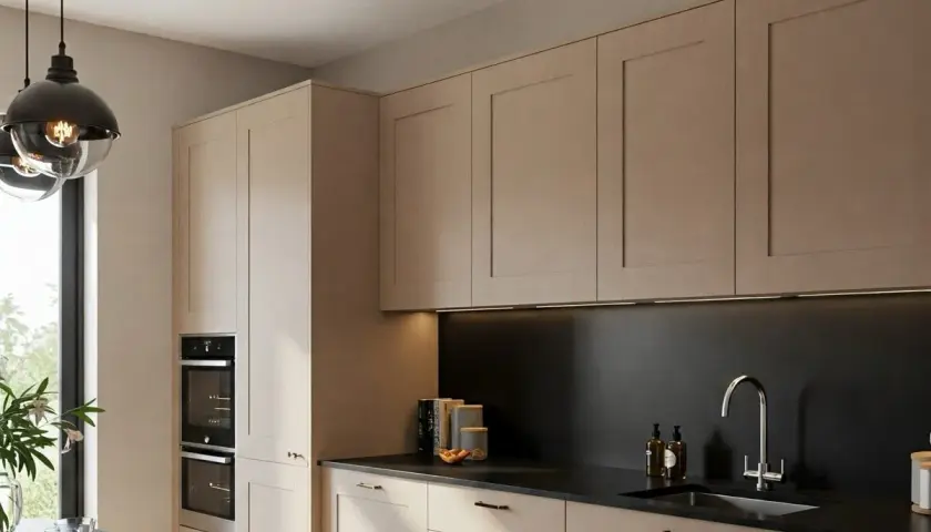 Czarny lacobel w kuchni: elegancki design i praktyczność